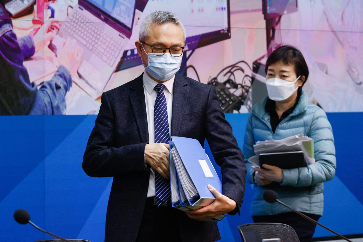 食物及衛生局副局長徐德義。(蘇文傑攝)