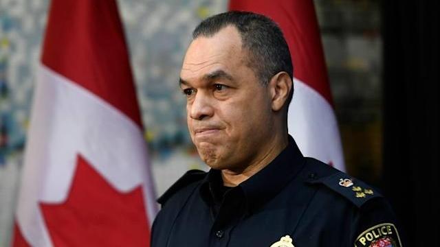 被指應對示威不力，渥太華市警察總長辭職。(資料圖片)
