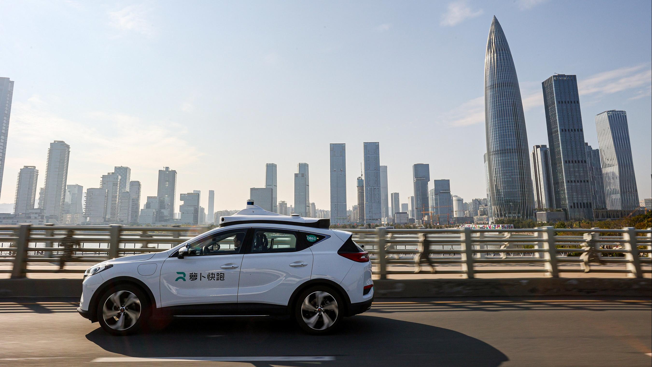 智能交通丨百度自動駕駛的士「蘿蔔快跑」 正式在深圳南山區營運