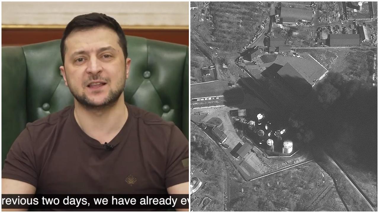 澤連斯基：過去2日10萬烏人安全撤離，美官指俄軍向基輔推進5公里。(FB/AP)