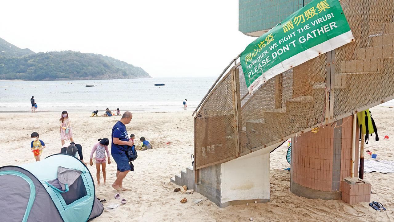 追加呈報18.4萬宗 第五波確診逼百萬 今封沙灘減人流