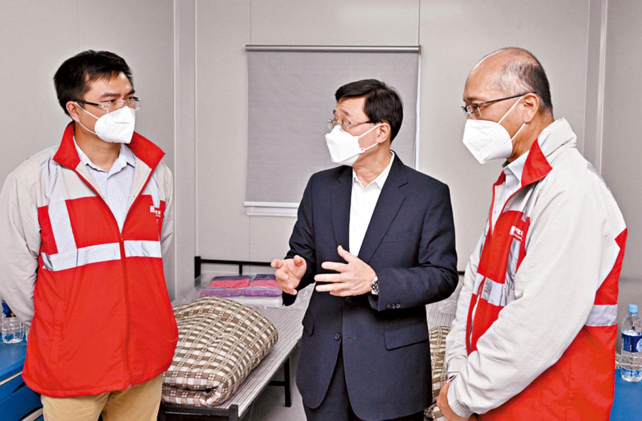 青衣隔離設施昨啟用 每24人共用廁所浴室