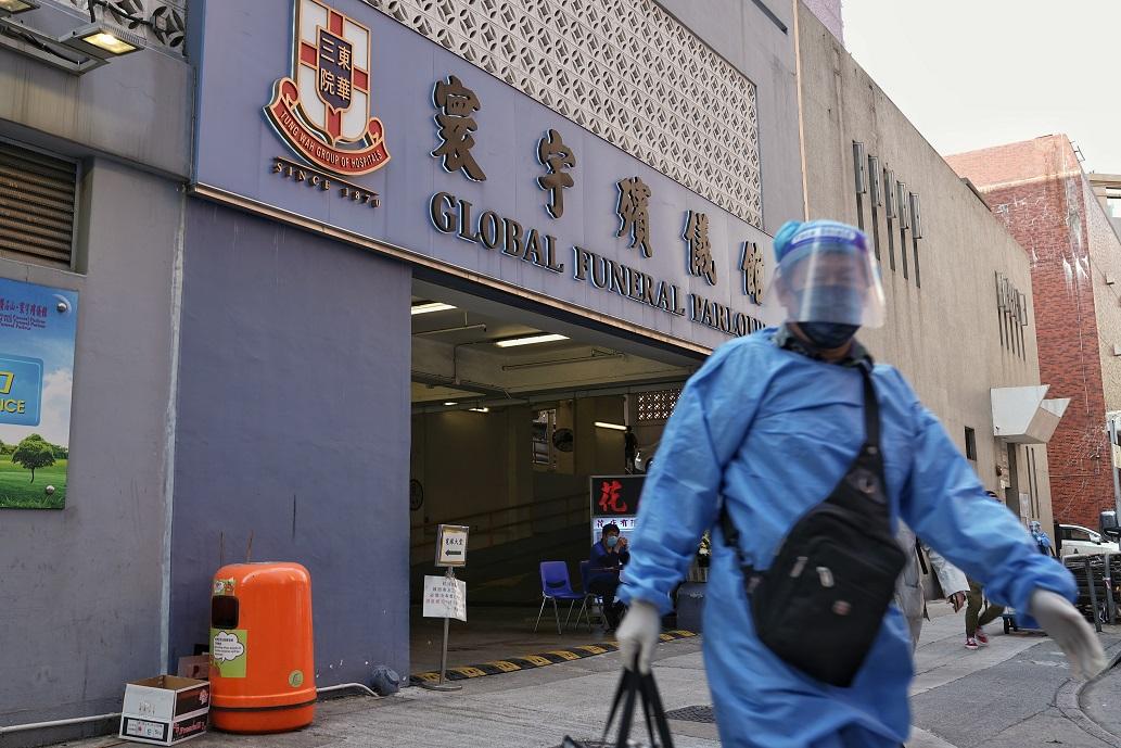 寰宇殯儀館月底指定為新冠逝者辦喪禮。(資料圖片／夏家朗攝)