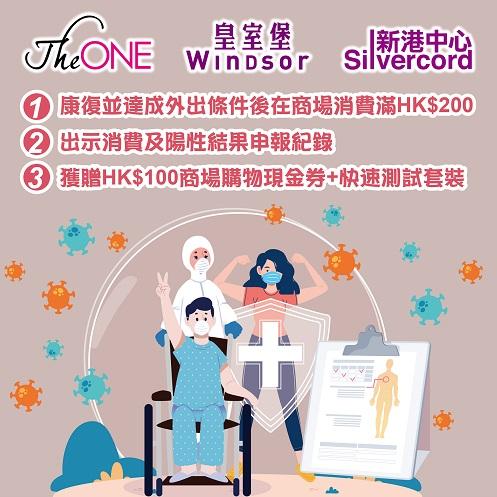 華置旗下商場以50%消費回贈  鼓勵檢測陽性市民申報