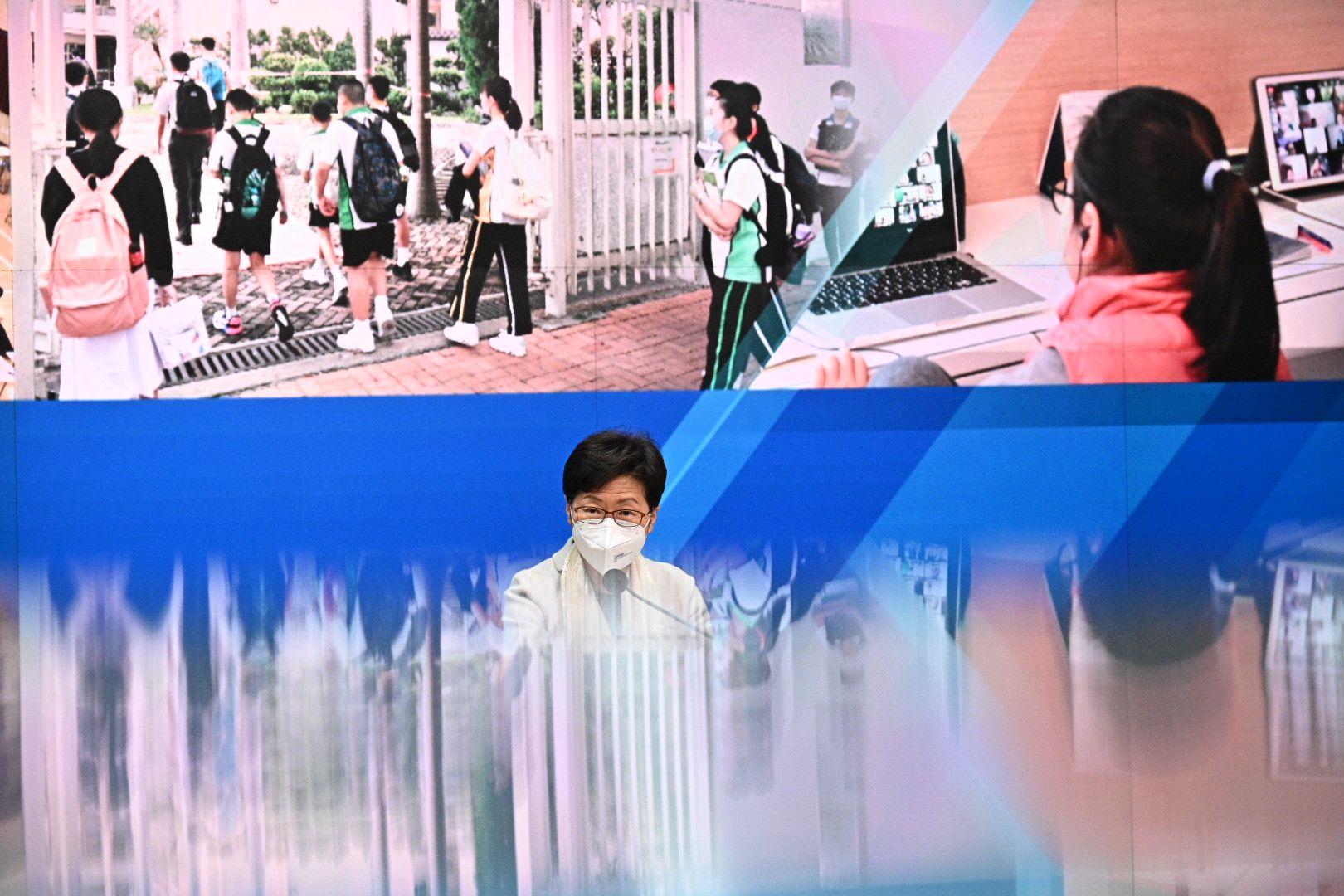 特首林鄭月娥。