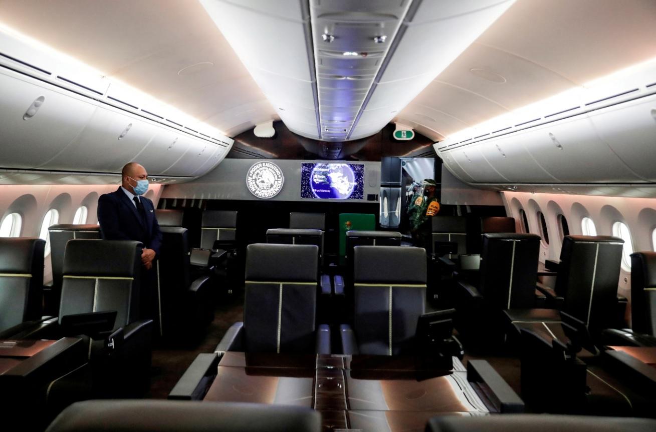 墨西哥總統專機將出租。(路透社)