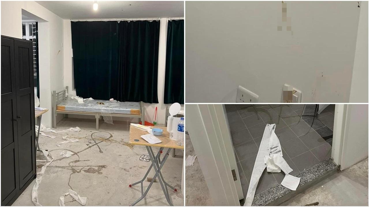 消息：皇后山邨隔離營「玩屎」患者被捕