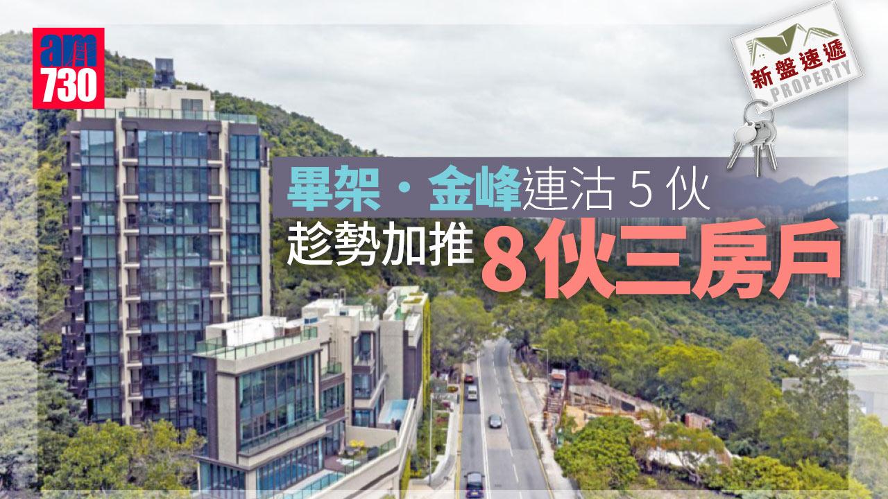 新盤速遞｜畢架‧金峰連沽5伙套現逾8,180萬 趁勢加推8伙