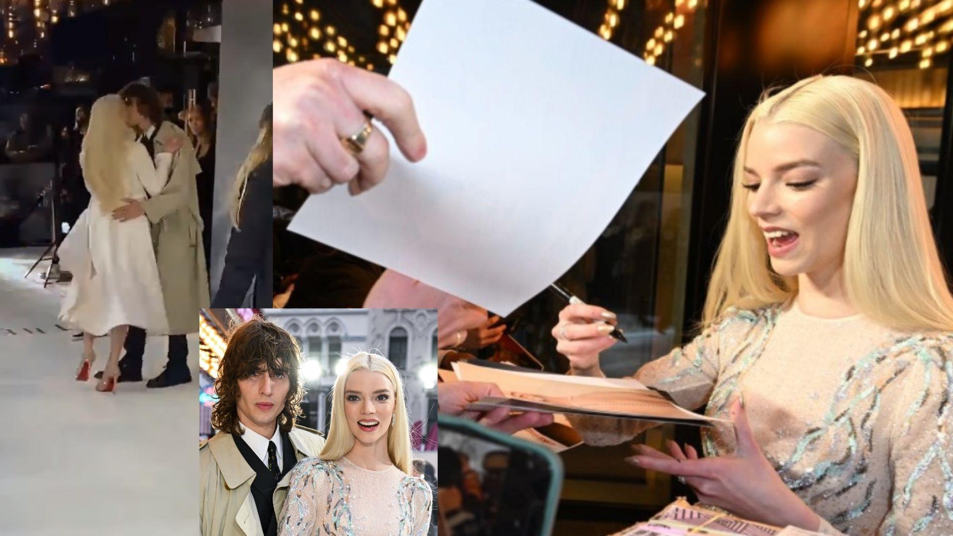 Anya Taylor-Joy拖男友撐首映公然啜嘴