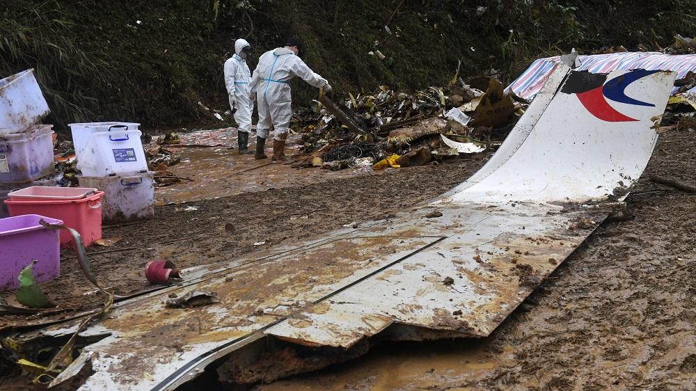 3月21日發生的東航MU5735空難，造成132人死亡。(資料圖片)