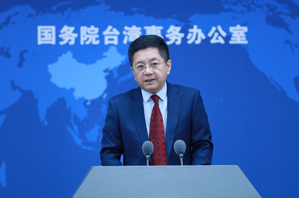 馬曉光批評吳釗燮一貫歪曲事實、顛倒黑白。(中新社)