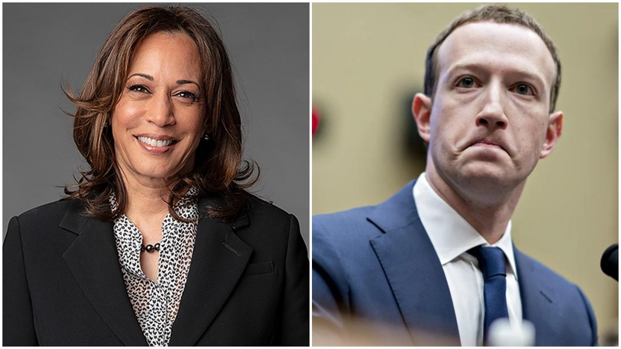 俄羅斯宣布制裁賀錦麗朱克伯格等29名美國公民。(資料圖片)