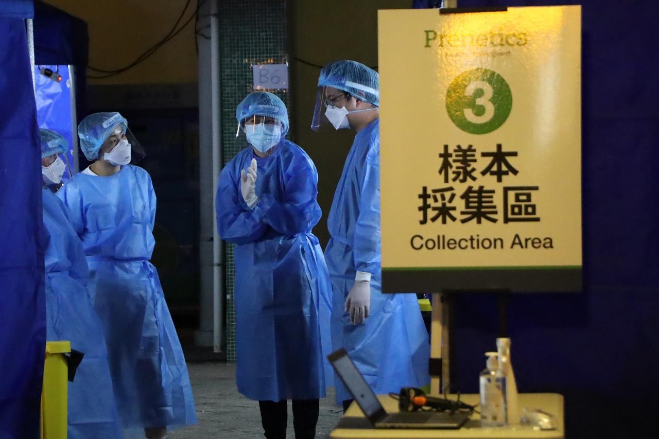 觀塘翠屏（北）邨翠桃樓封區檢測後，發現9宗陽性個案。(資料圖片)