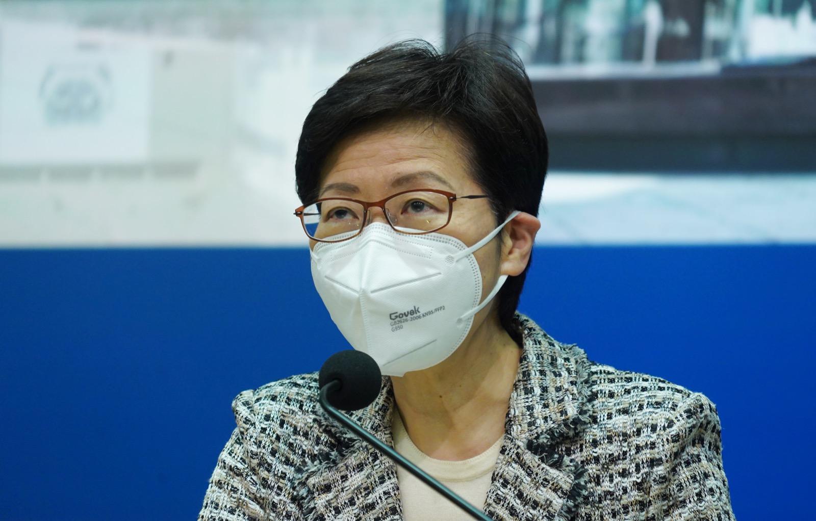 對於林鄭月娥是否北上深圳，特首辦暫時未有回應。