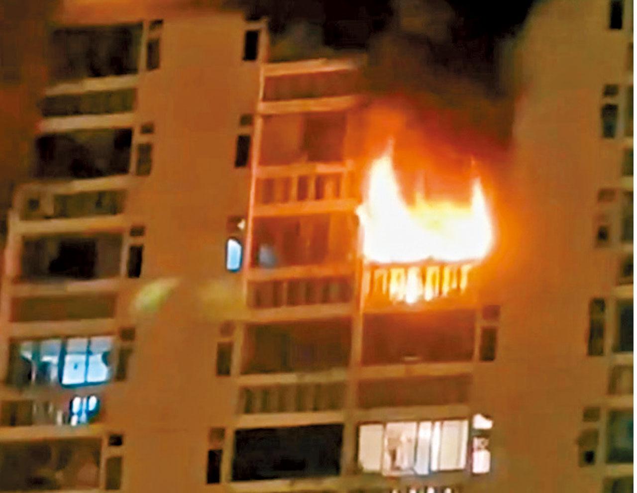 新田圍邨縱火 6傷兩嫲孫命危 57歲男子涉縱火藏武器被捕