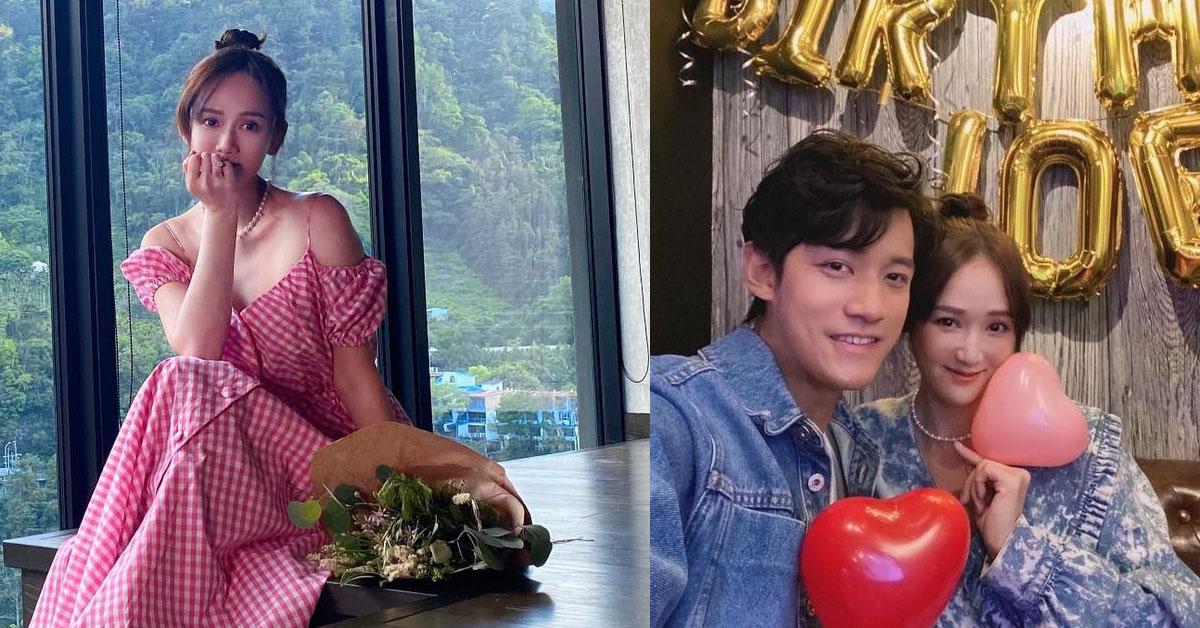 陳喬恩以人妻身份過生日 老公po合照放閃