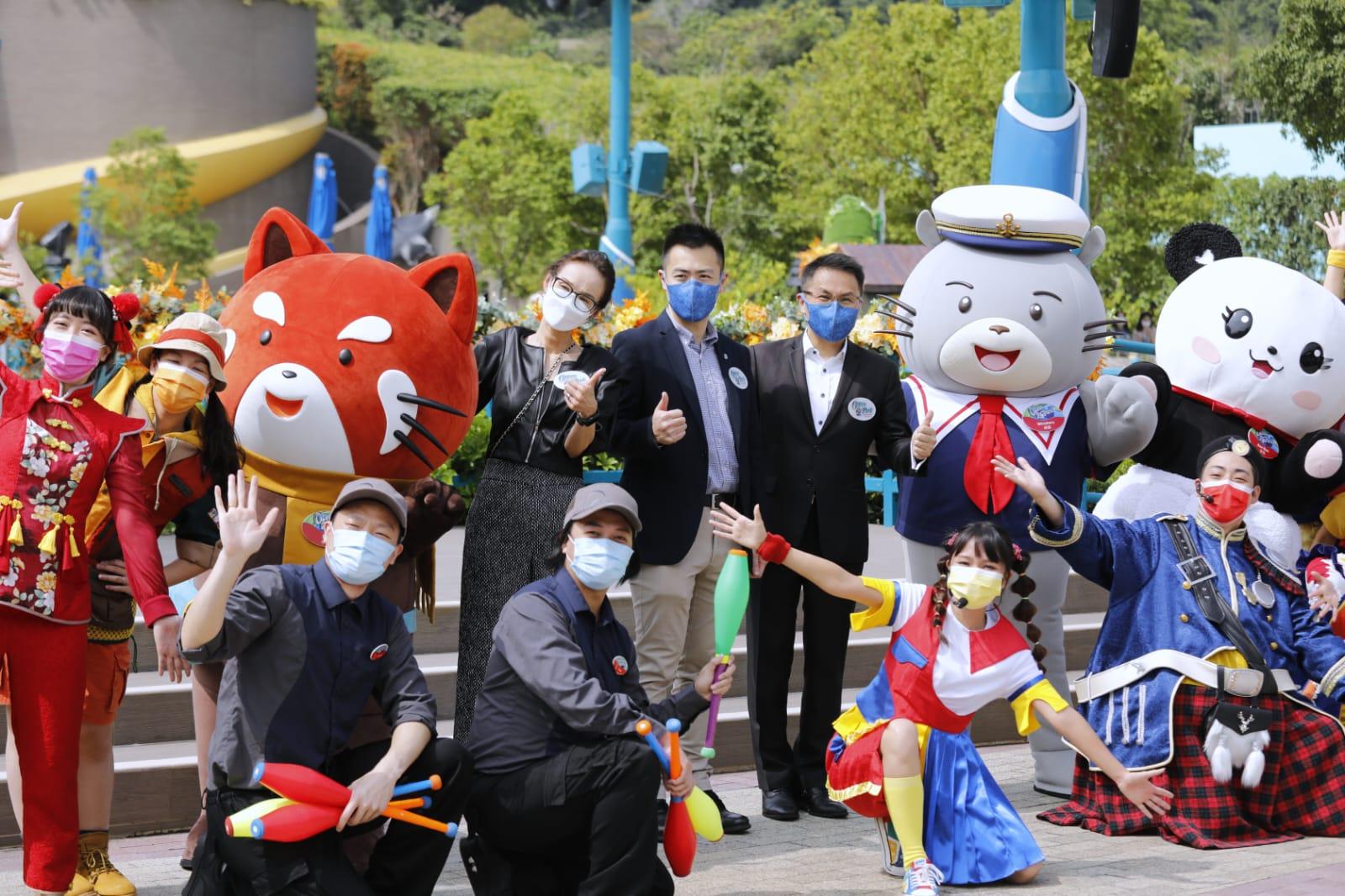 社交措施｜海洋公園迪士尼樂園重開現人潮