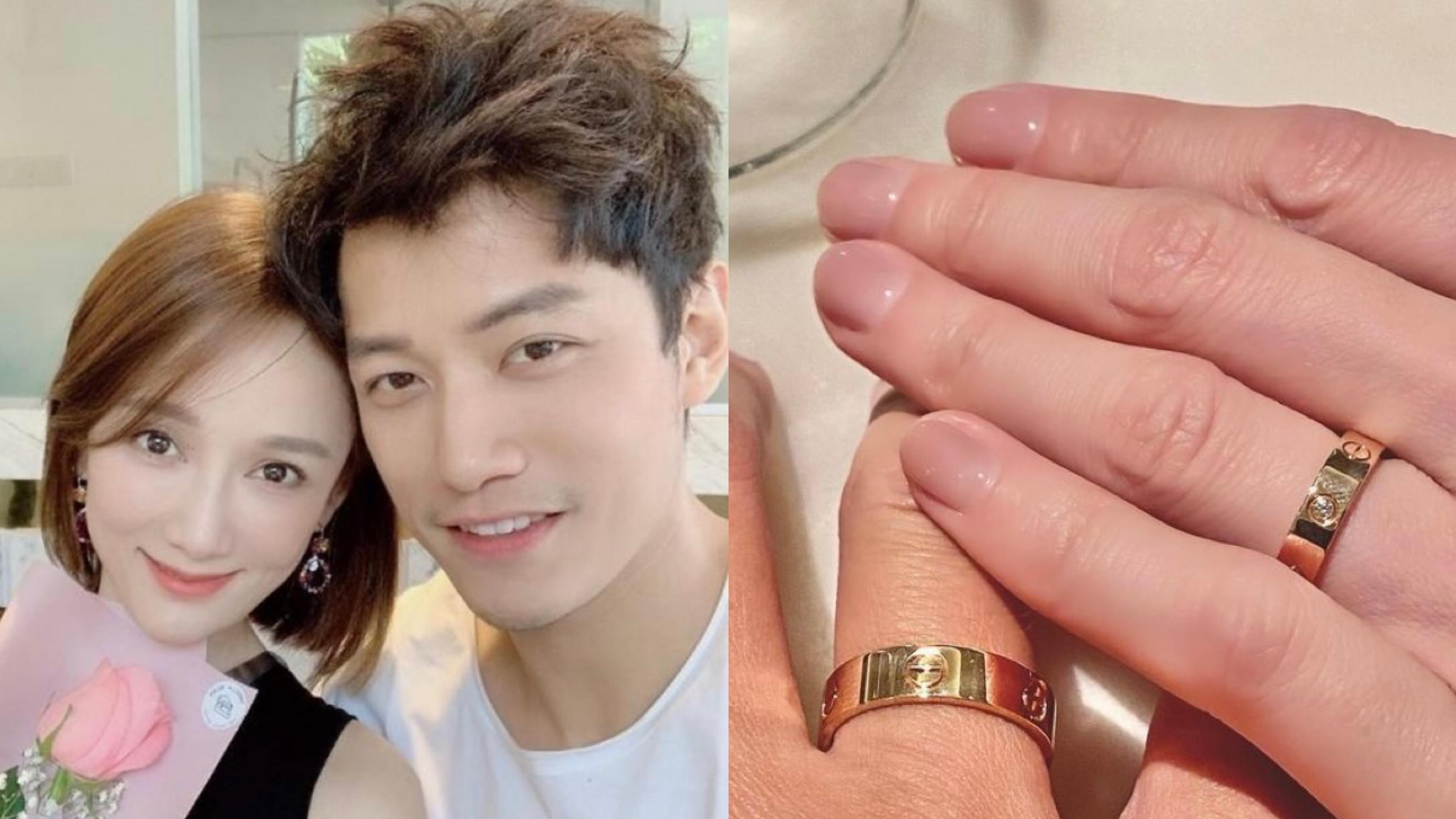 陳喬恩手疊手甜蜜曬婚戒