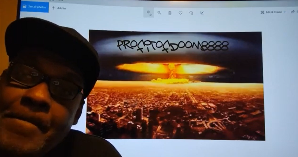 網上流傳詹姆斯的自拍講話片段。(互聯網)