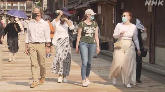 其中一個小型旅行團日前金澤遊覽。(互聯網)