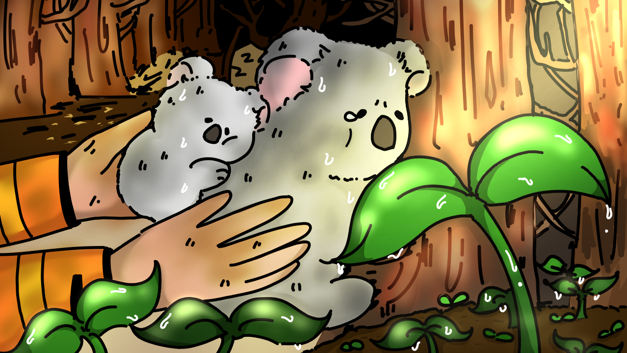 來源：廠商會蔡章閣中學2A 鄭紫喬同學 題目：《大自然定律》