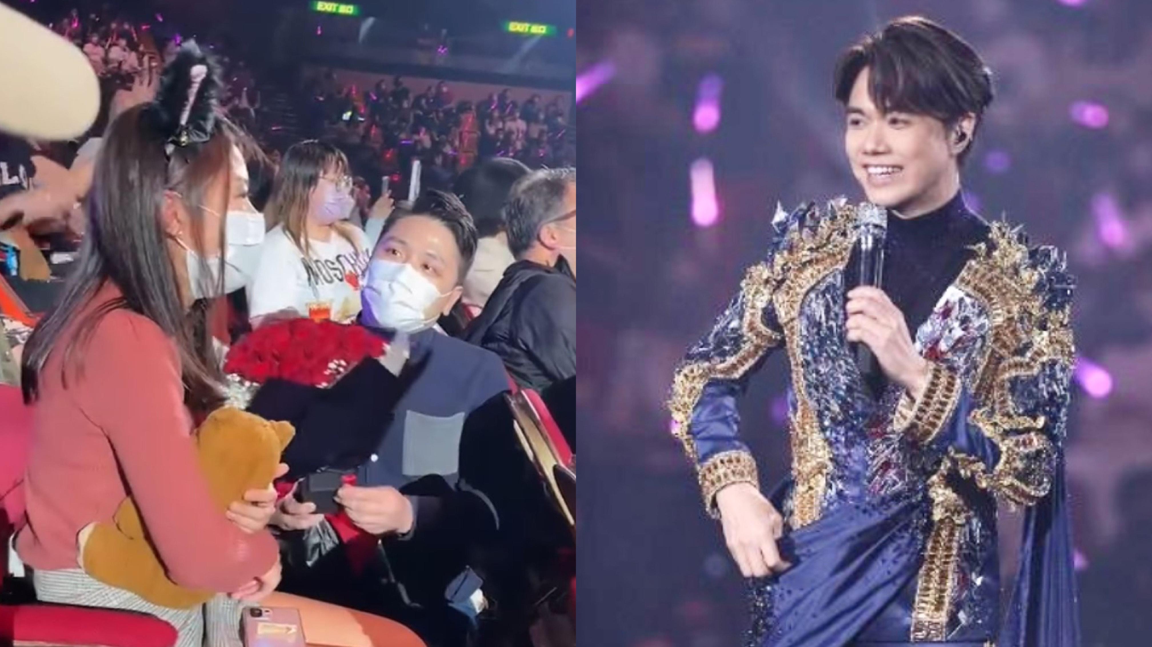 張敬軒演唱會被騎劫求婚 網民鬧爆：好唔尊重表演者