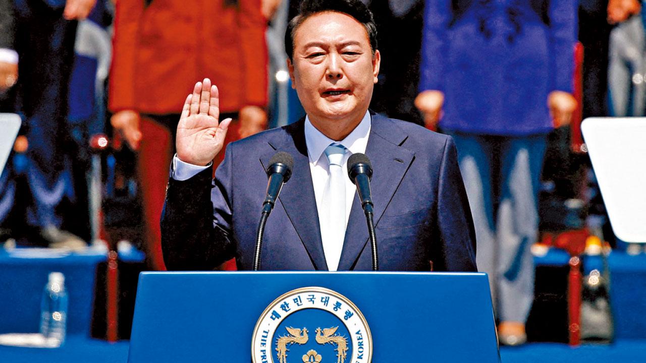  南韓新總統就職後首次 朝試射3彈道導彈