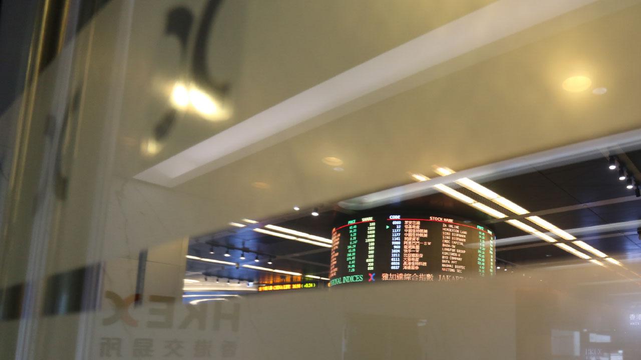 港股或試技術支持水平