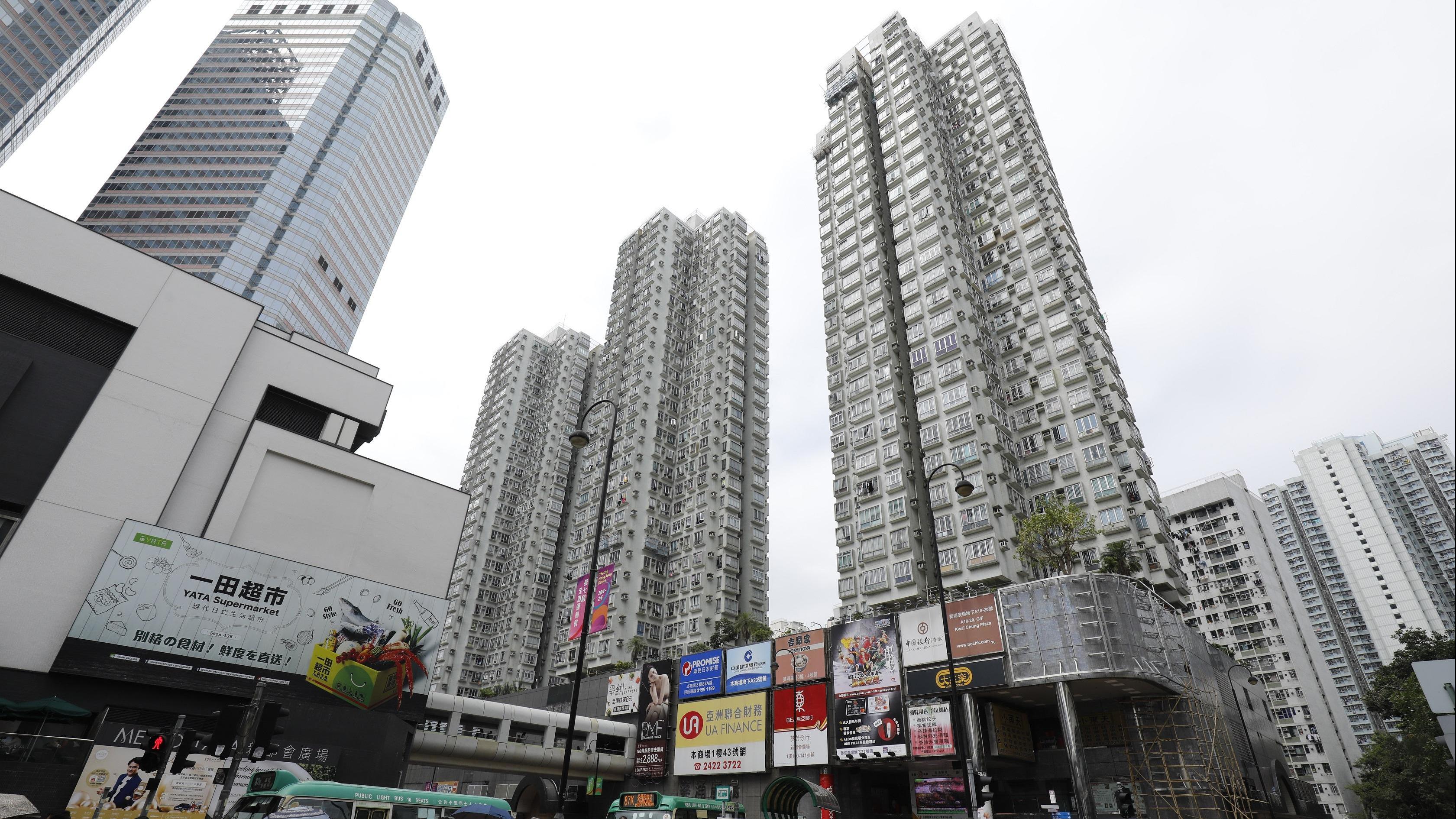 政府表示在葵涌廣場等地驗出污水呈陽性反應。(資料圖片)