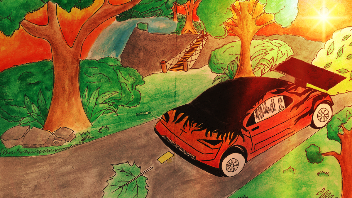 來源：廠商會蔡章閣中學 4B 彭敖華 THAPA Uwal同學 題目：Electric Car