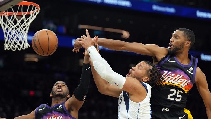 太陽在西岸四強首場報捷。(路透社)