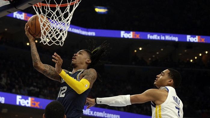 獨取47分的查莫拉特，為灰熊追平場數1:1。(路透社)