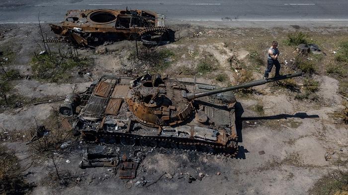 澤連斯基指和談需要俄羅斯撤出在烏克蘭的所有領土。(路透社)