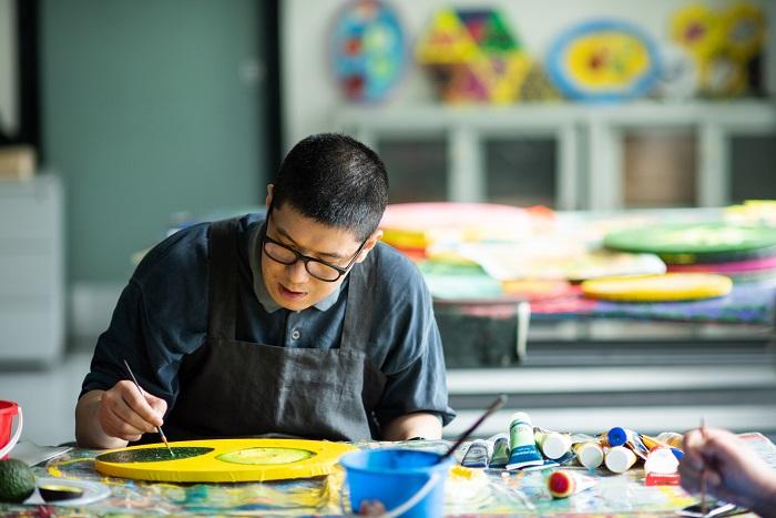 放下思緒煩惱  享受藝術的平靜