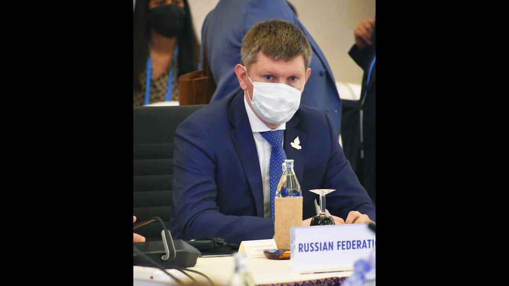 俄羅斯經濟發展部長在亞太經合組織發言時，多國代表退席抗議。(美聯社)