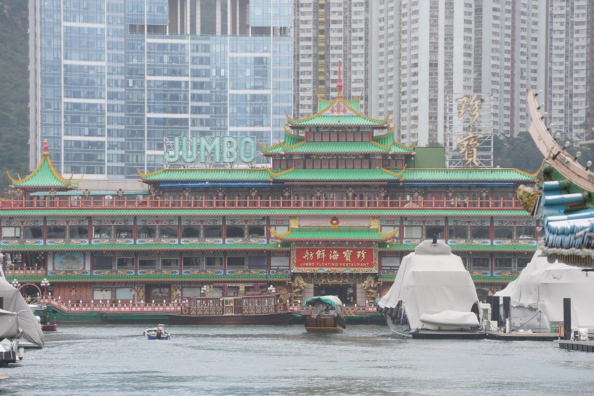 珍寶海鮮舫自2020年3月起停業。(資料圖片／陳奕釗攝)