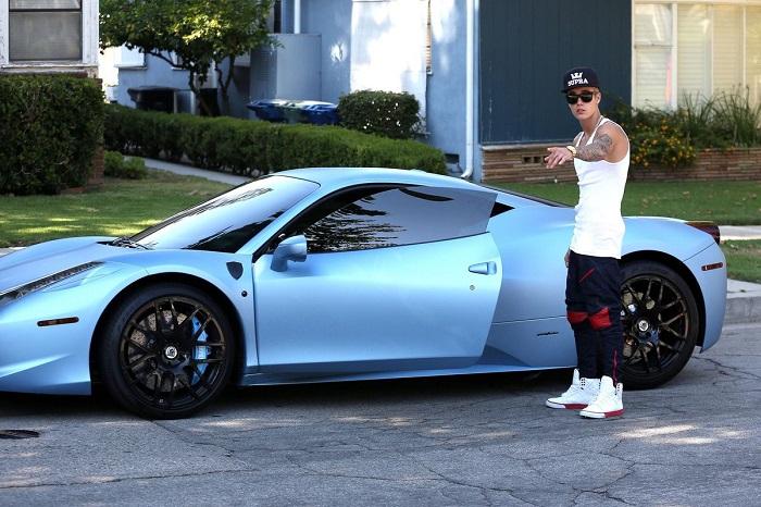 Justin Bieber被法拉利列黑名單