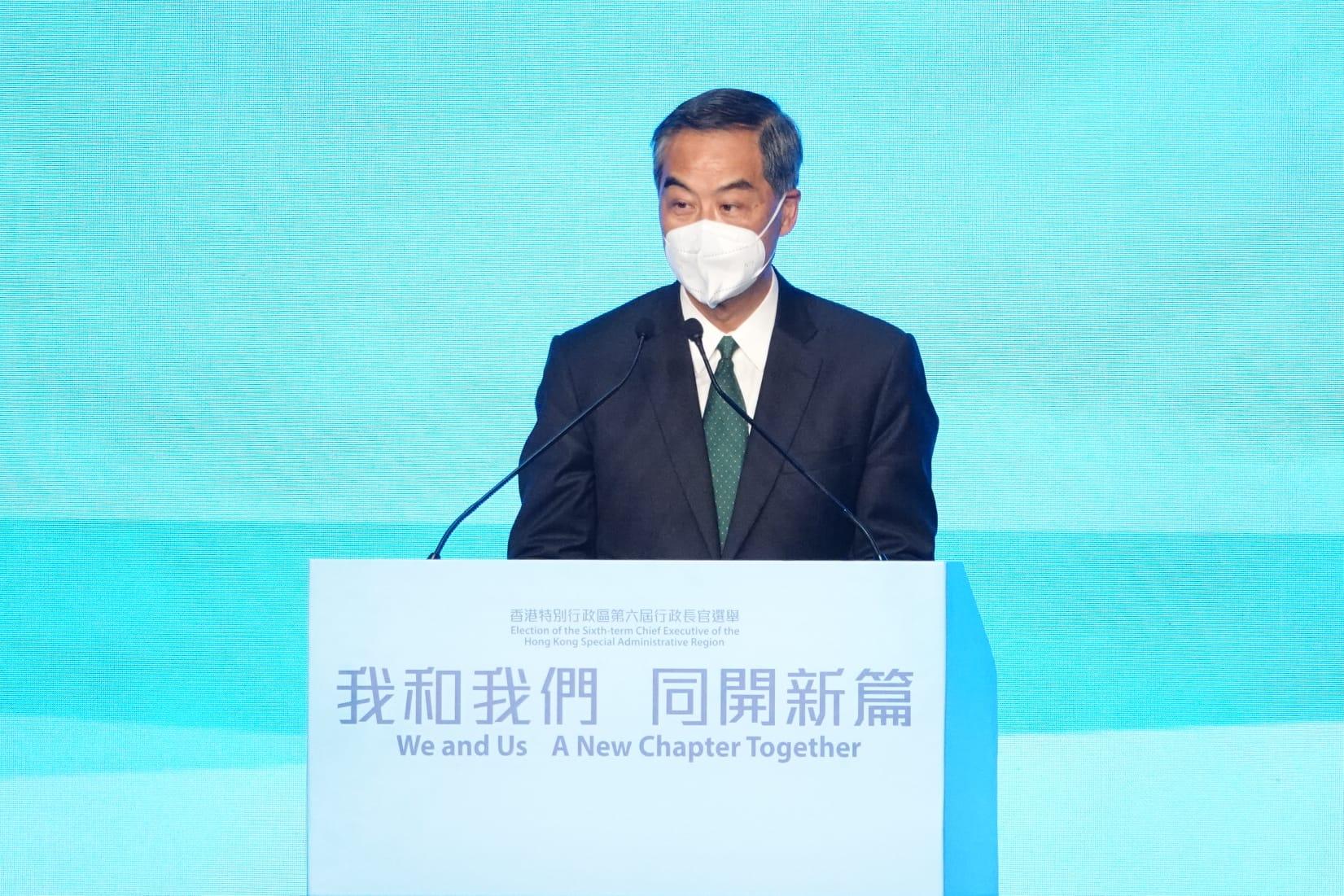 特首選舉｜李家超辦造勢大會  梁振英籲踴躍投票