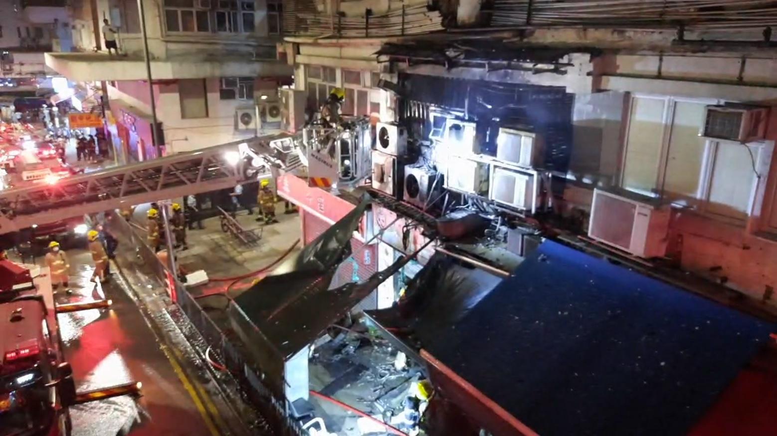 葵涌泰國餐廳疑「搶火」 一名男職員受傷