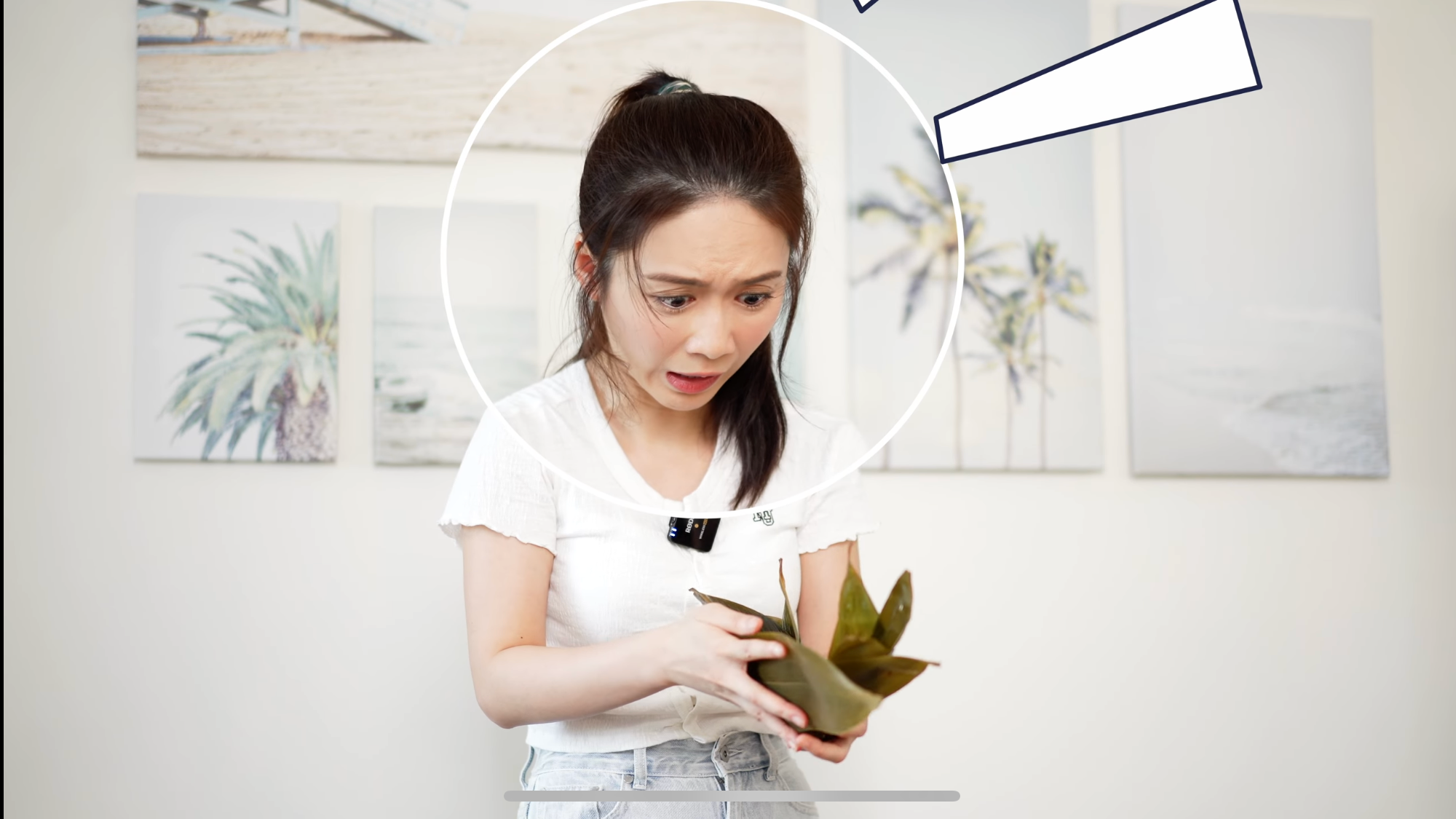 艾妮向阿媽挑機鬥快包糭 手忙腳亂輸一倍時間