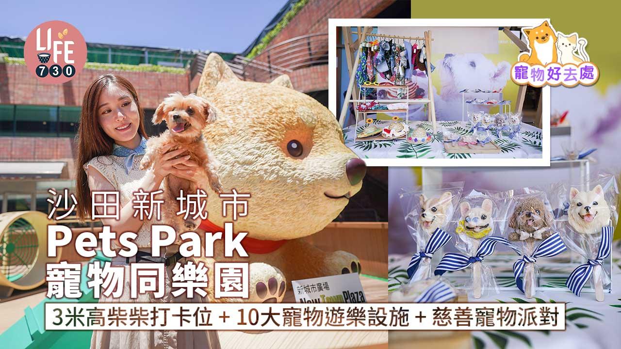 寵物好去處｜沙田新城市Pets Park寵物同樂園 3米高柴柴打卡位/10大寵物遊樂設施/慈善寵物派對