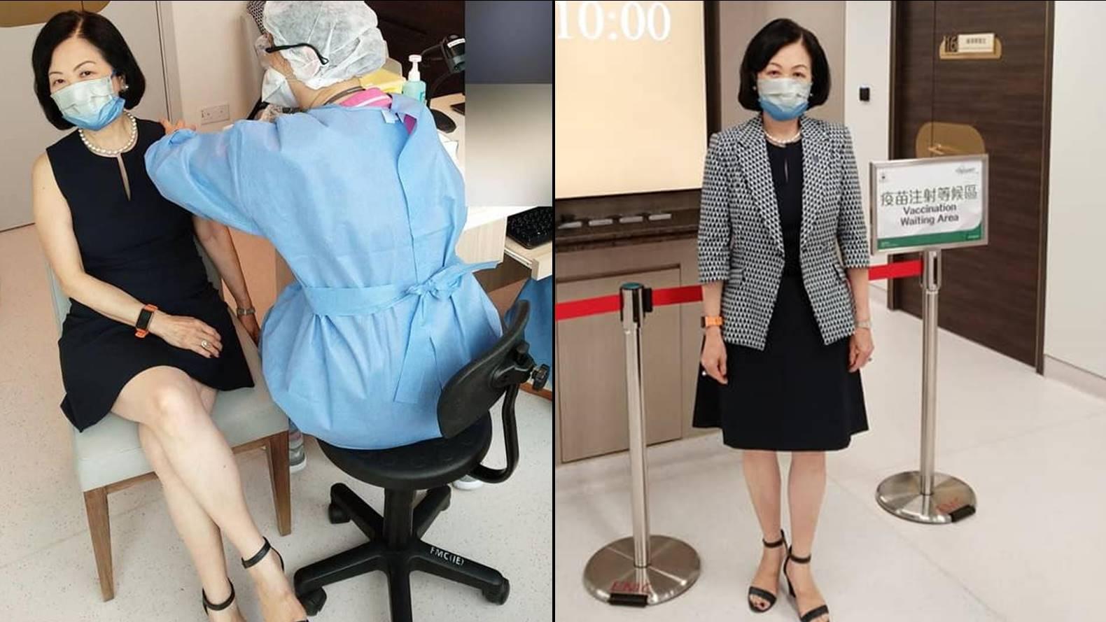 葉劉打第四針復必泰「僅有些疲倦」　稱凌晨一時多才入眠