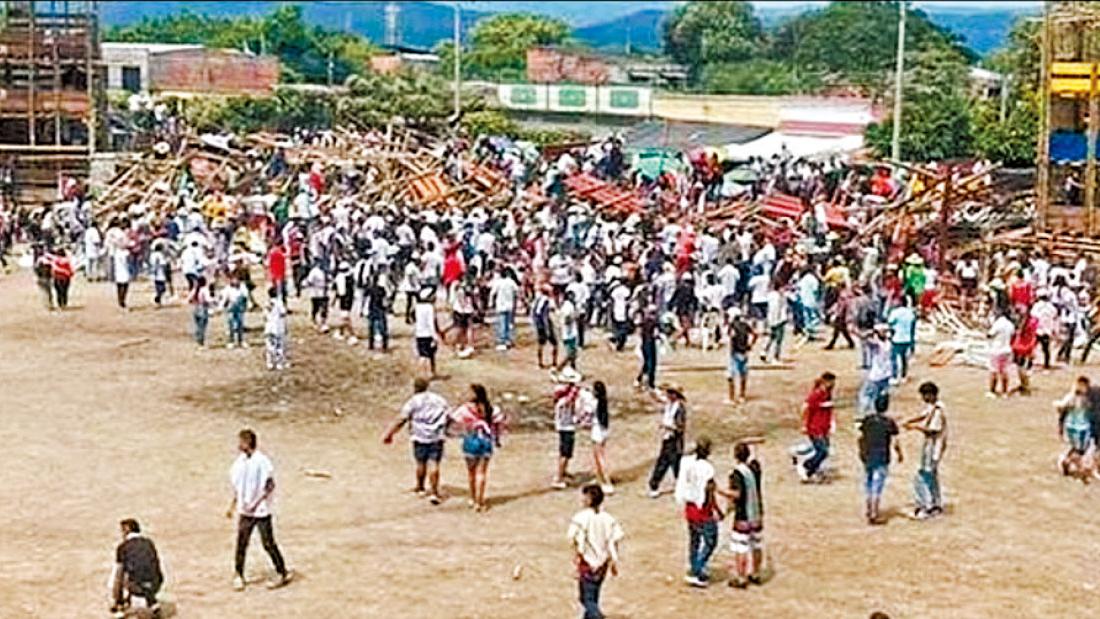 哥國鬥牛場看台倒塌 逾500死傷