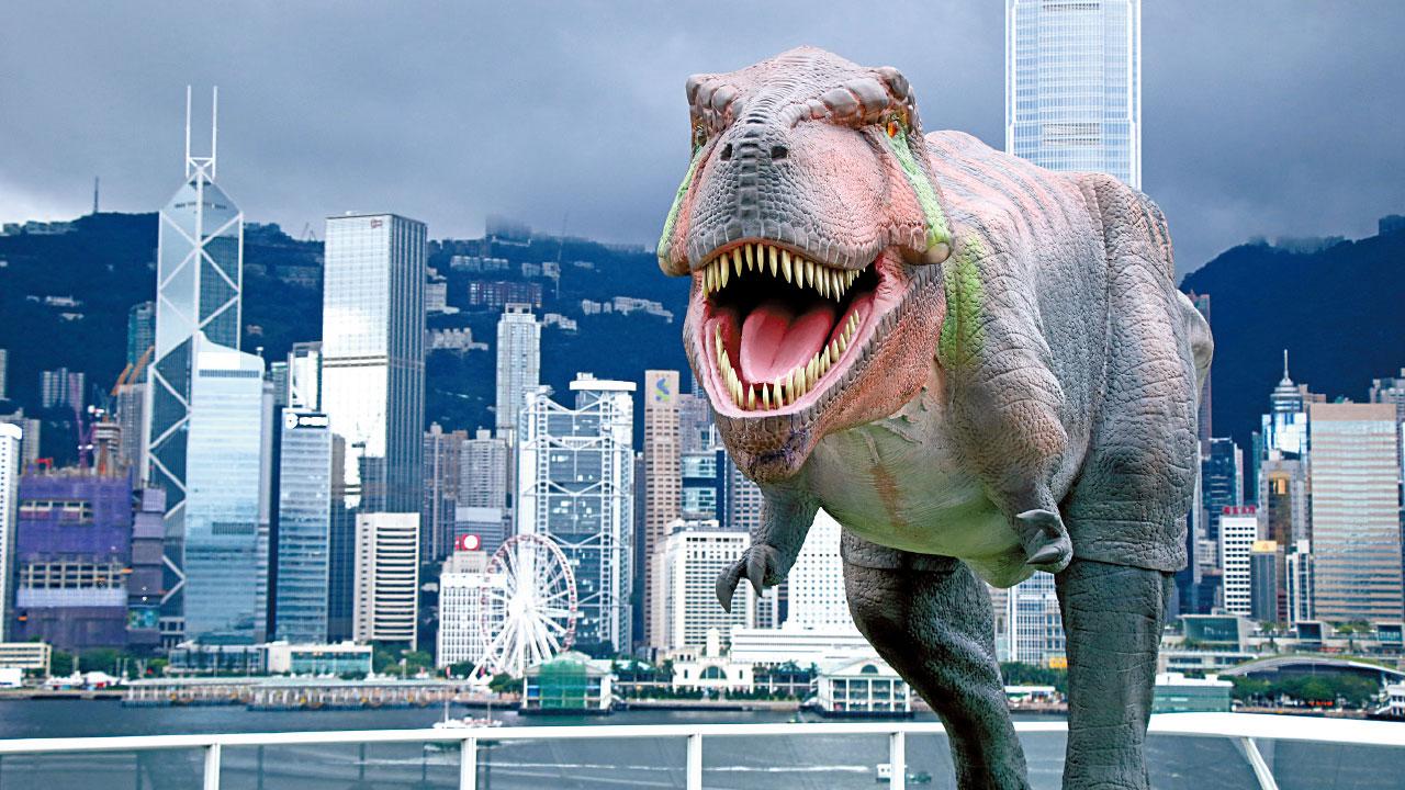 巨型恐龍驚現香港