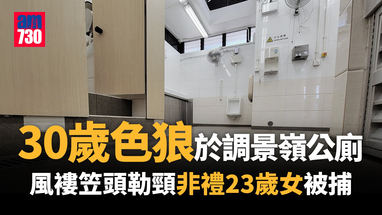 23歲女調景嶺公廁遭色狼勒頸非禮　30歲色狼被捕