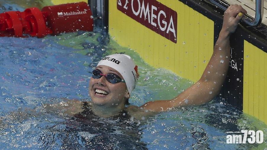 何詩蓓退出世錦賽200米自由泳的賽事。(資料圖片)