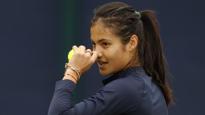 拉杜卡露透露將與梅利合作。(路透社)