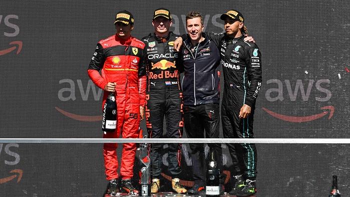 韋斯特本贏得加拿大站冠軍，而咸美頓亦獲得第3名。(路透社)