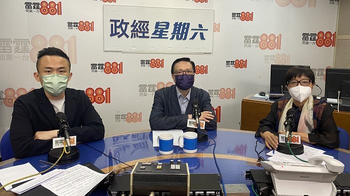 張炳良在商台訪問中指，短期內的對立不會消失。(商台提供圖片)