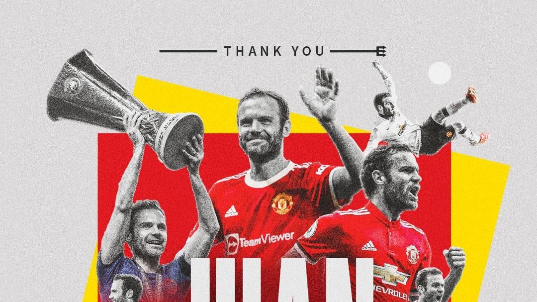 曼聯宣布馬達離隊。(曼聯官方圖片)